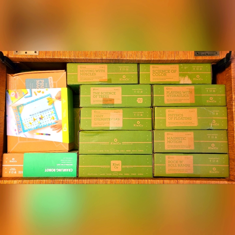 Kiwi Crate boxes. New
